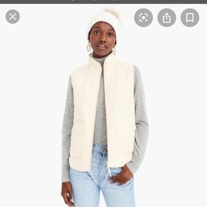 J Crew quilted puffer vest